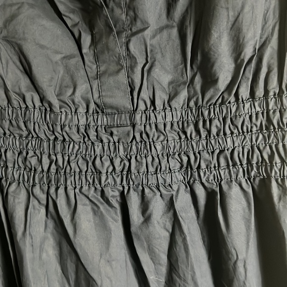 Quince 100% organic cotton tiered black maxi dress size Medium Navy NWT - Picture 5 of 9